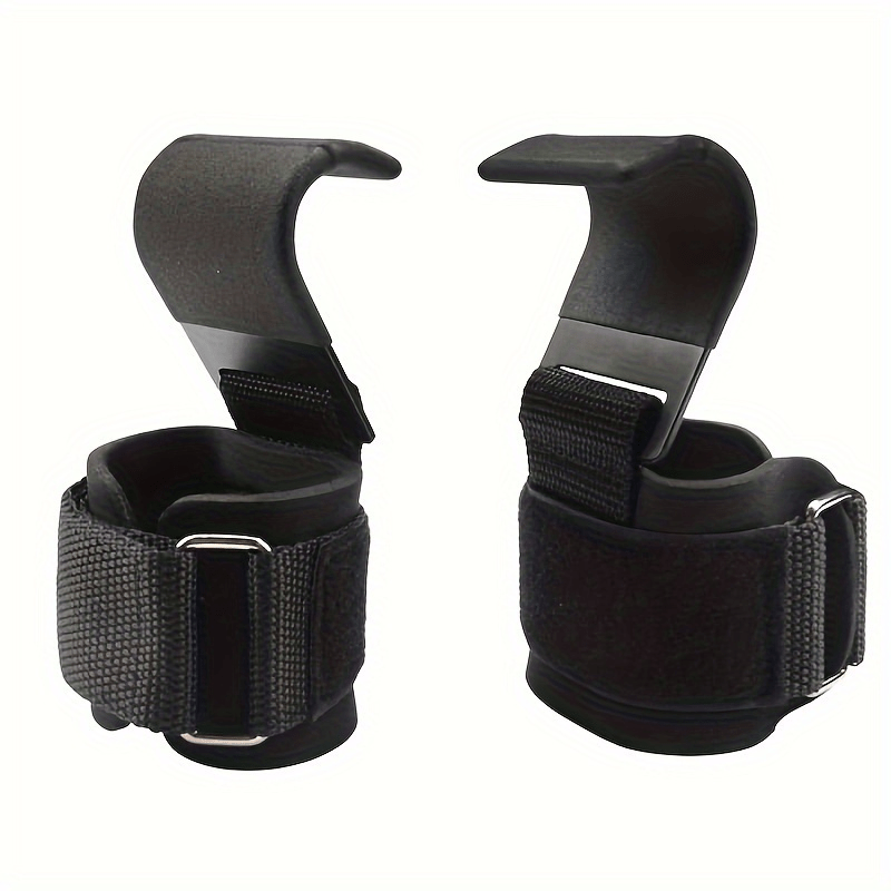 Wrist Wraps Weightlifting Support - Ganchos de agarre para levantamiento de