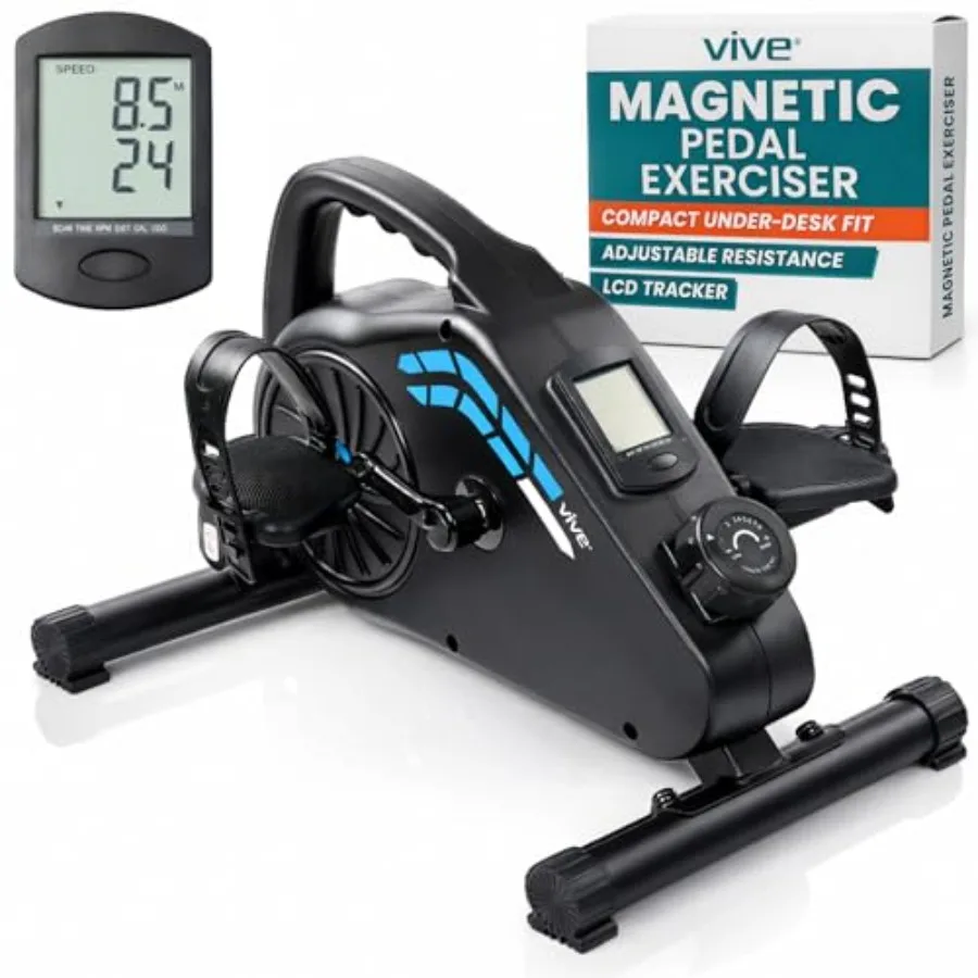 Exercise Bike Magnetic Resistance - Bicicleta de pedal para usar debajo