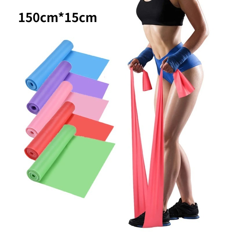Pilates Bar Kit With Resistance Bands - Bandas de Resistencia de Látex Natural,