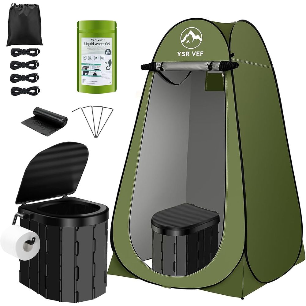 Camping - Kit de Inodoro Portátil, Inodoro de