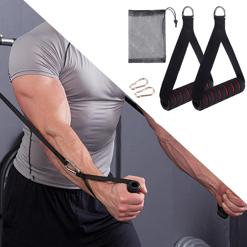 Resistance Bands Set With Handles - 【F】Mango resistente para máquina de cable