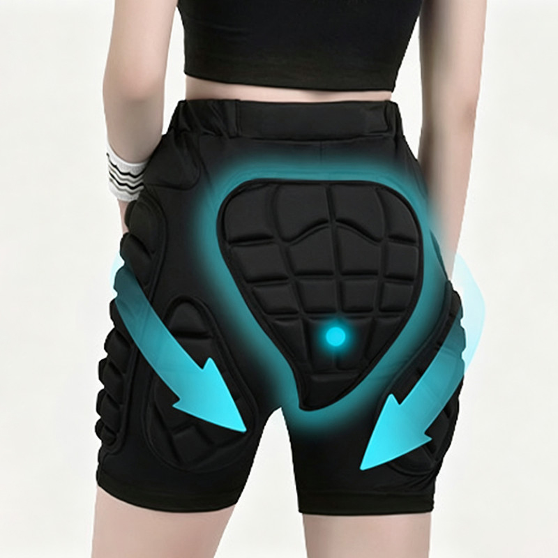 Cycling - Pantalones Cortos Acolchados con Protección 3D