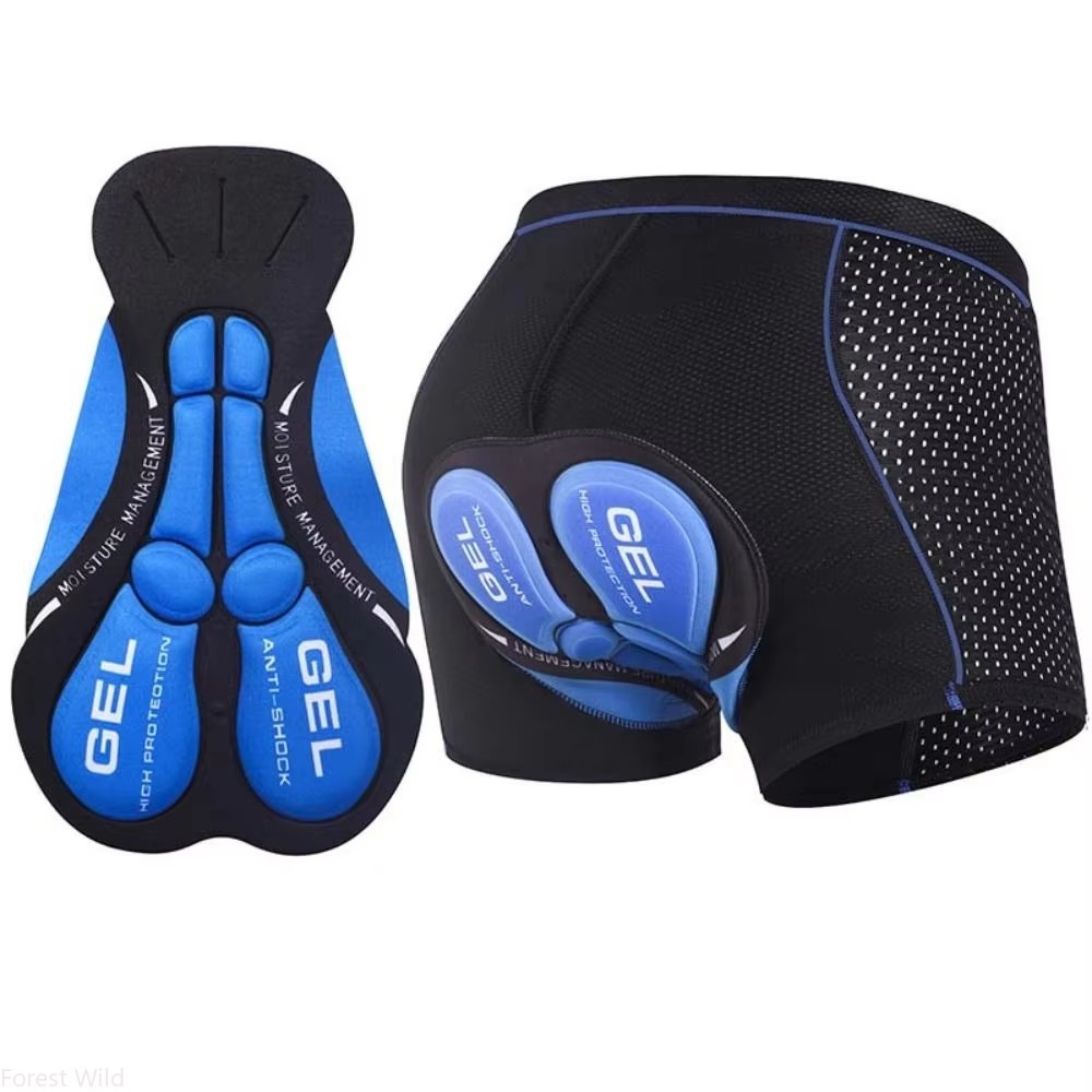 Padded Cycling Shorts 5D Gel - Pantalones cortos de ciclismo transpirables a