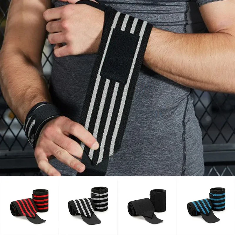 Wrist Wraps Weightlifting Support - Muñequera elástica para ejercicio, correa de