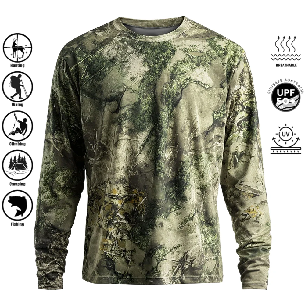 Hiking - Camiseta de manga larga para hombre,