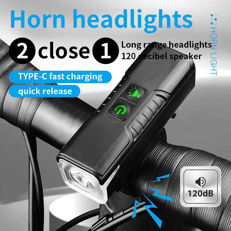Rechargeable Bicycle Headlight 1000 Lumen - Luz delantera para bicicleta ESLNF de