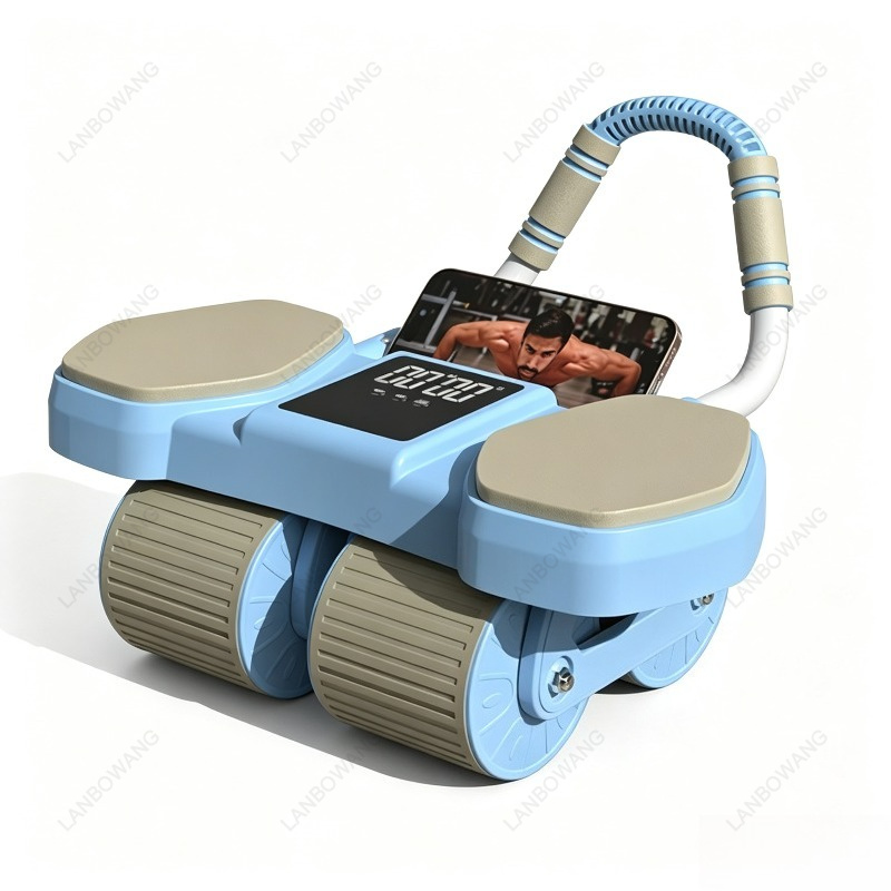 Ab Roller Wheel With Elbow Support - Rodillo abdominal inteligente de 4 ruedas
