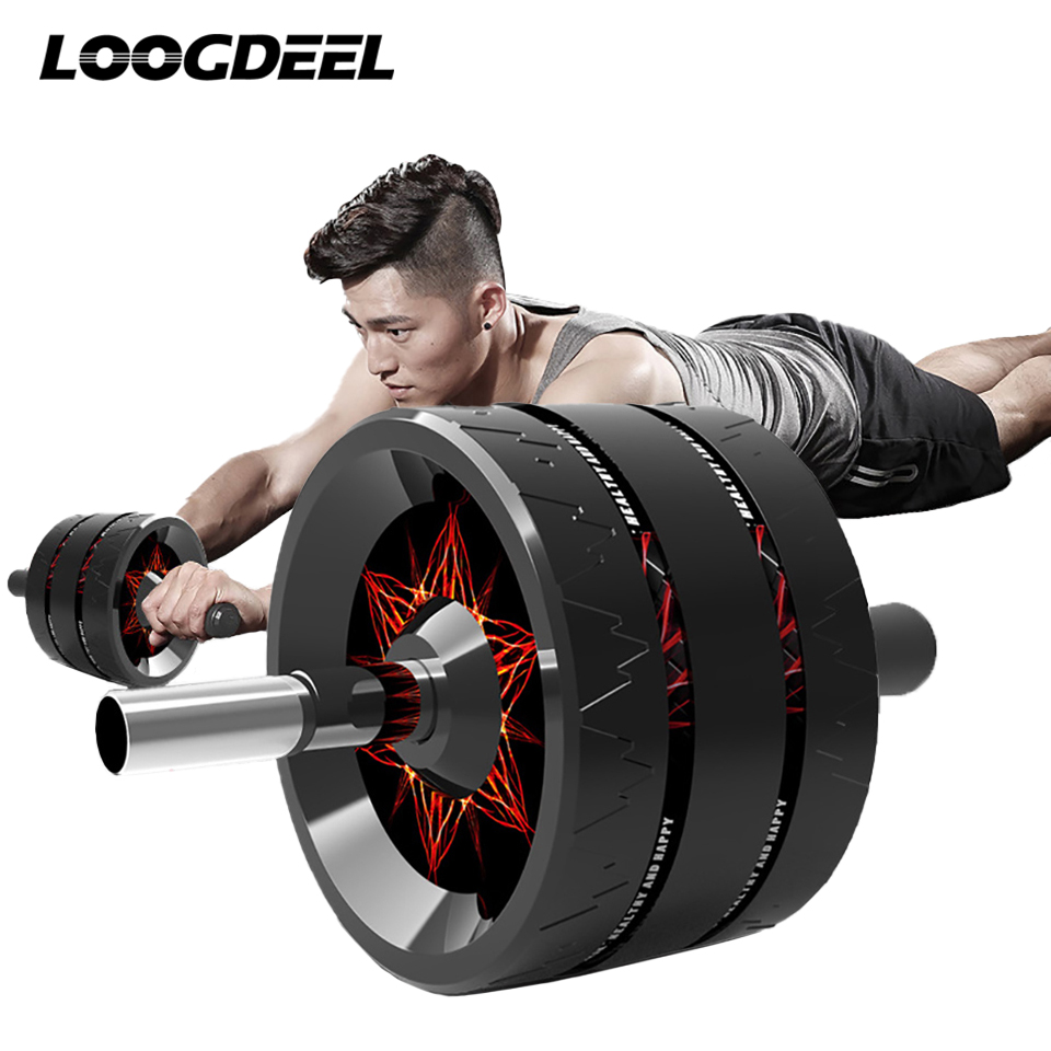 Ab Roller Wheel With Elbow Support - LOOGDEEL-rueda Abdominal para gimnasio en casa
