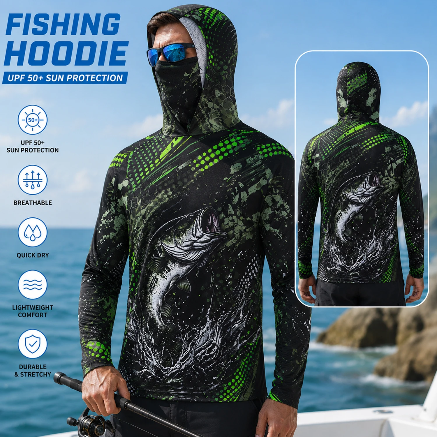 Hiking - Camisa de pesca de manga larga