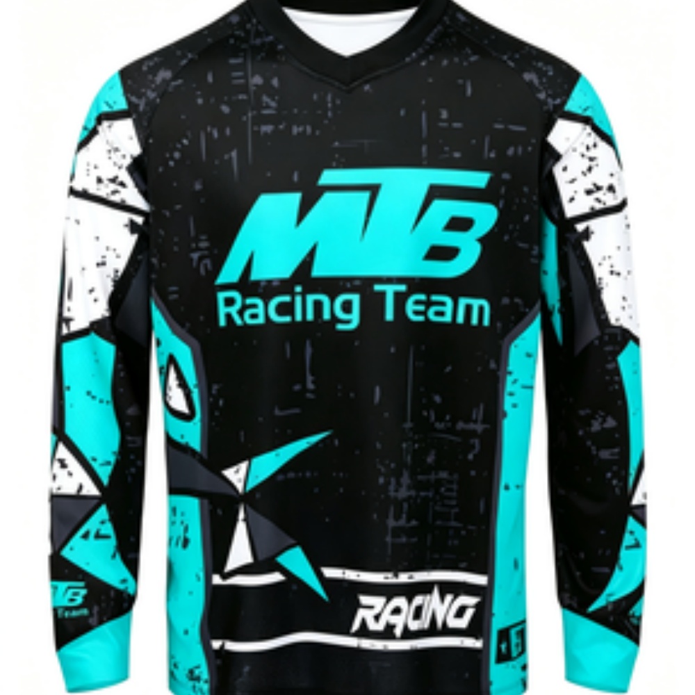 Team Sports - Camiseta Deportiva de Manga Larga, Tejido