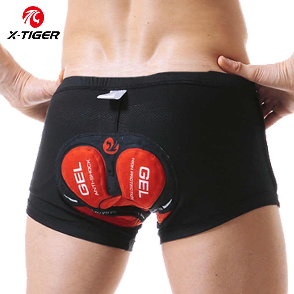 X-tiger-pantalones cortos de c - Padded Cycling Shorts 5D Gel reseña y precio
