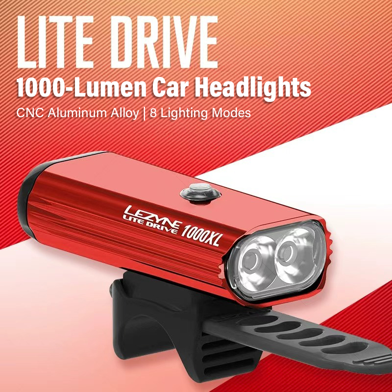 Luz para Bicicleta LEZYNE de 1 - Rechargeable Bicycle Headlight 1000 Lumen reseña y precio