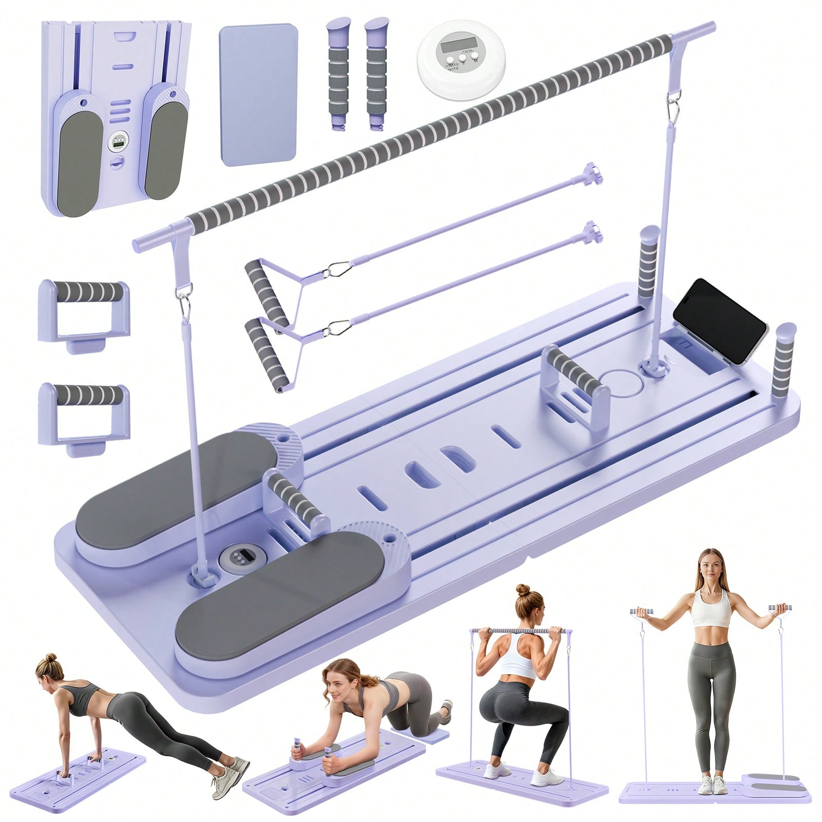 Reformer de Pilates con Barra, - Fitness Equipment reseña y precio