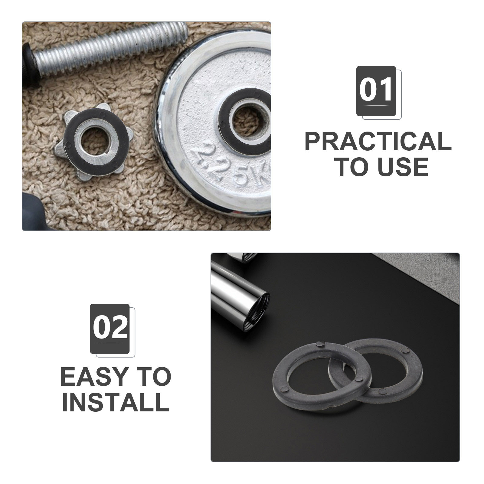 15 piezas de arandelas de plás - Fitness Equipment reseña y precio