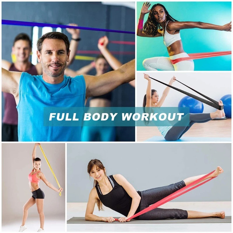 Bandas de Resistencia de Látex - Pilates Bar Kit With Resistance Bands reseña y precio
