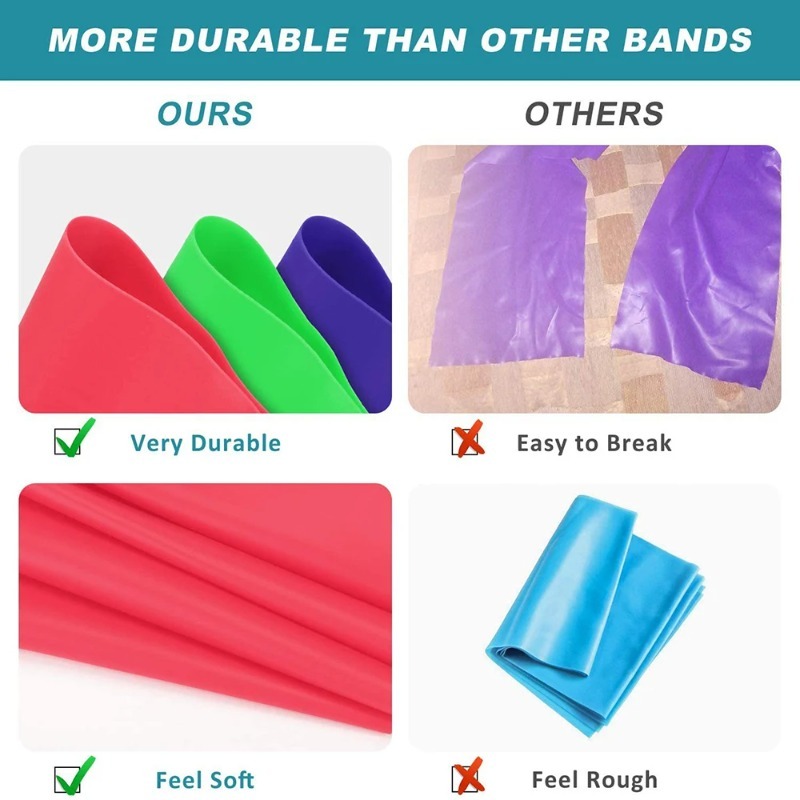 Bandas de Resistencia de Látex - Pilates Bar Kit With Resistance Bands reseña y precio