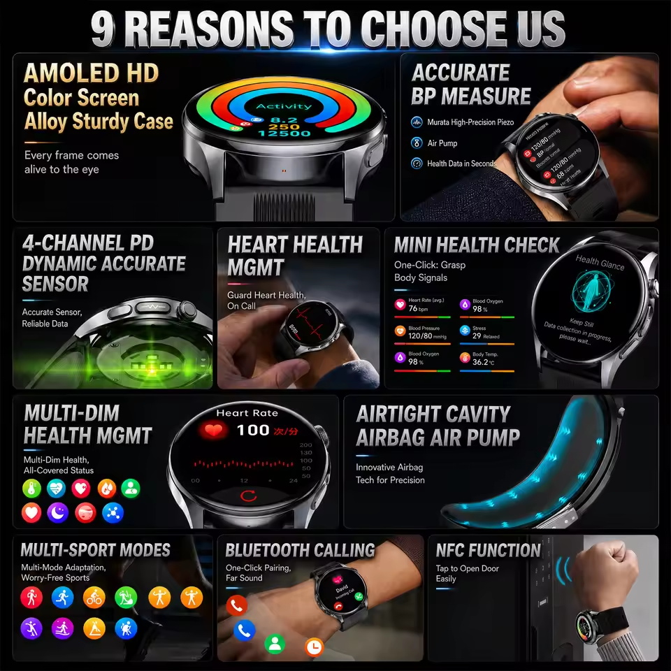 Reloj Inteligente 2026 con Med - Resistance Bands Set With Handles reseña y precio