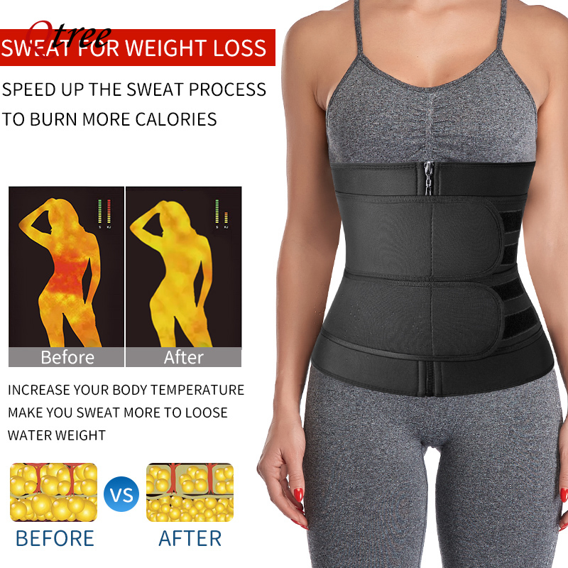 Qtree-Entrenador de cintura de - Sweat Waist Trainer Belt Neoprene reseña y precio
