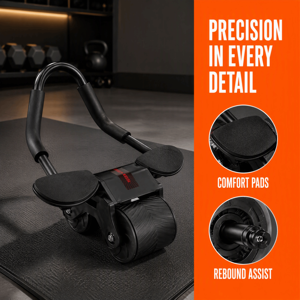 Rodillo Abdominal de Acero ABS - Ab Roller Wheel With Elbow Support reseña y precio