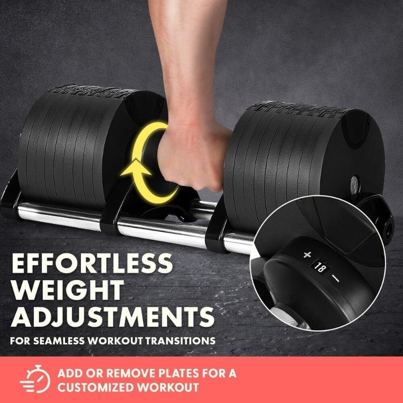 Equipo de Gimnasio Grande, Jue - Adjustable Dumbbell Pair 40Kg reseña y precio