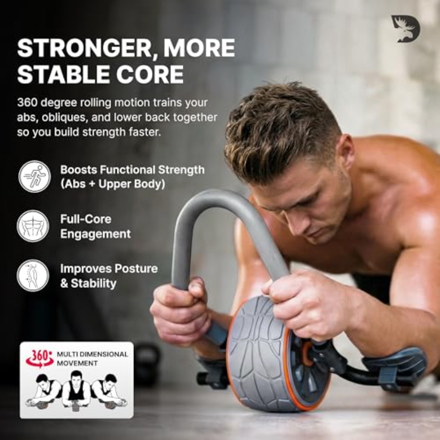Rueda Abdominal con Soporte pa - Ab Roller Wheel With Elbow Support reseña y precio