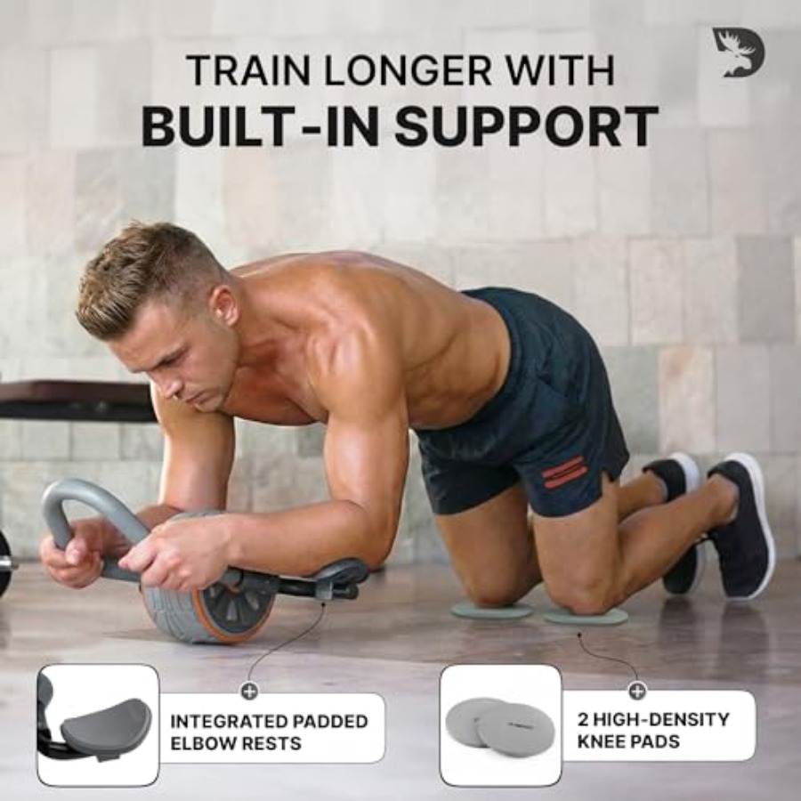 Rueda Abdominal con Soporte pa - Ab Roller Wheel With Elbow Support reseña y precio