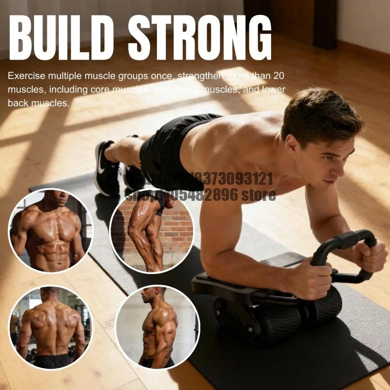 Rodillo Abdominal 2 en 1 con S - Ab Roller Wheel With Elbow Support reseña y precio