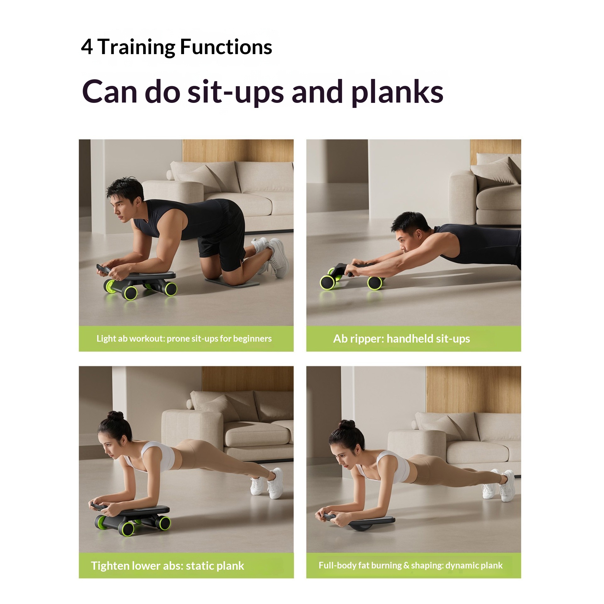 Rodillo Abdominal con Soporte  - Ab Roller Wheel With Elbow Support reseña y precio