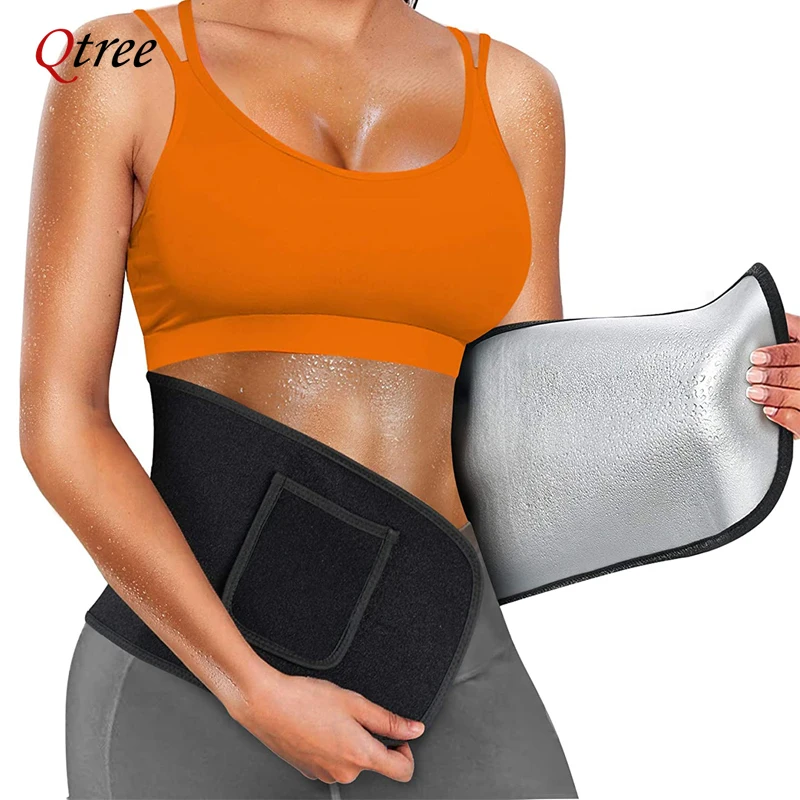 Qtree cintura Cincher cuerpo S - Sweat Waist Trainer Belt Neoprene reseña y precio