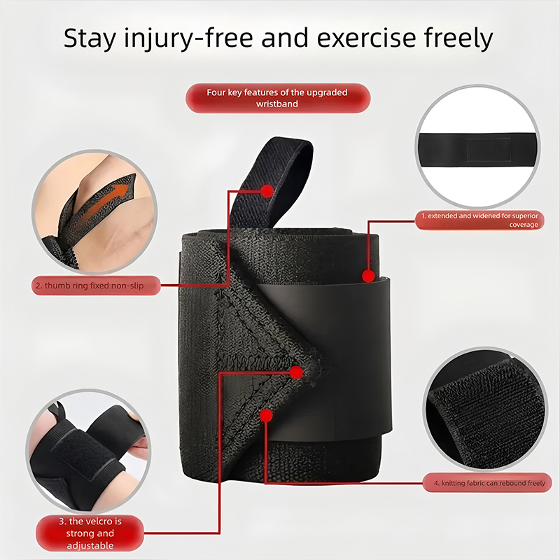 Soporte de Muñeca Acolchado y  - Wrist Wraps Weightlifting Support reseña y precio