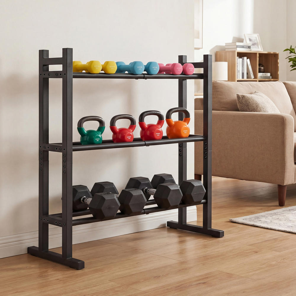 Estante para mancuernas de 3 n - Fitness Equipment reseña y precio