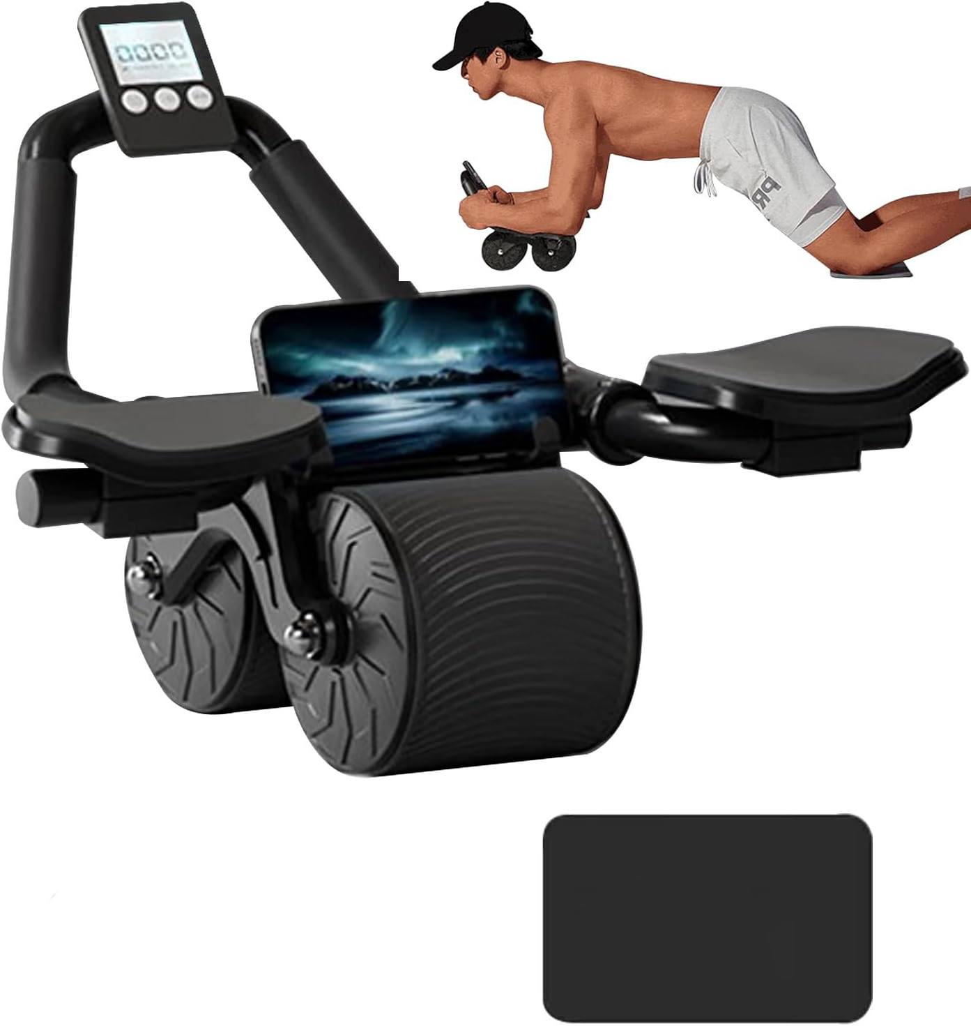 Soporte para codo, rueda Abdom - Ab Roller Wheel With Elbow Support reseña y precio