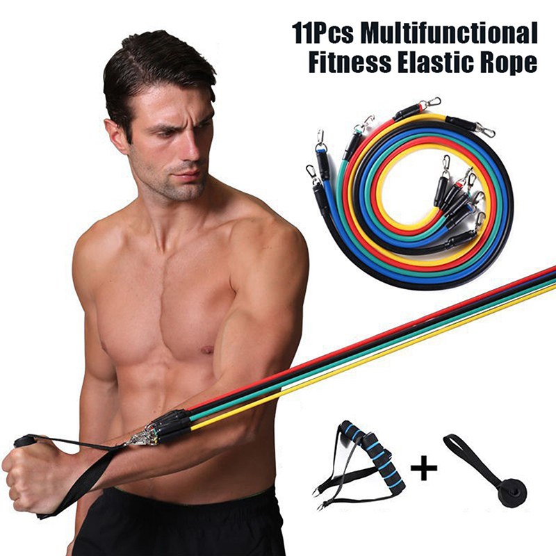 Nuevo Set de 11 Correas de Ent - Resistance Bands Set With Handles reseña y precio