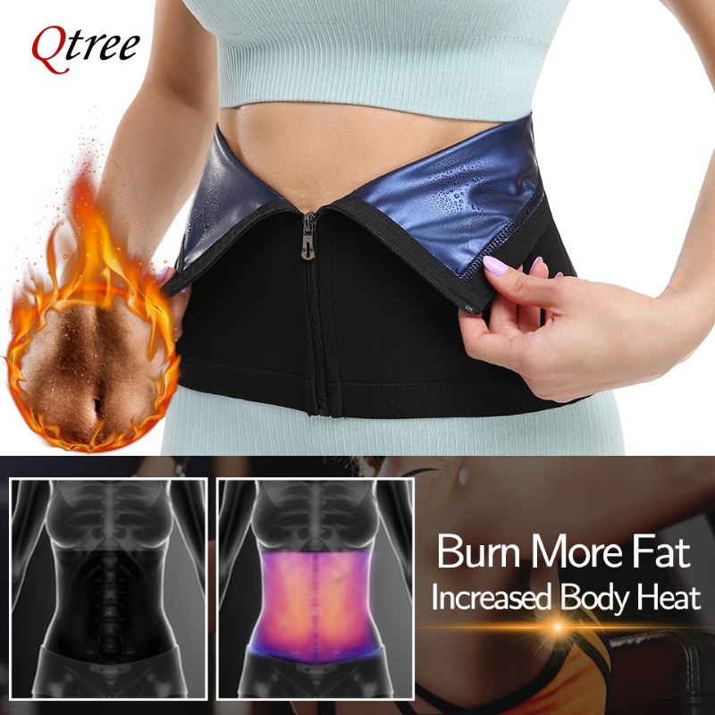 Qtree-Entrenador de cintura pa - Sweat Waist Trainer Belt Neoprene reseña y precio
