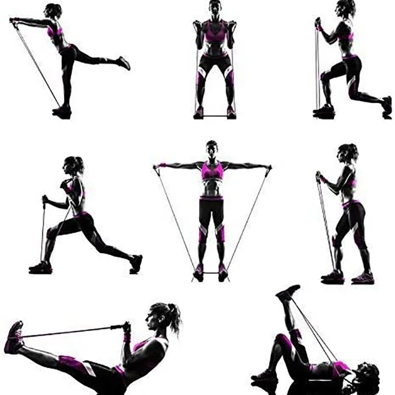 Bandas de Resistencia para Eje - Resistance Bands Set With Handles reseña y precio