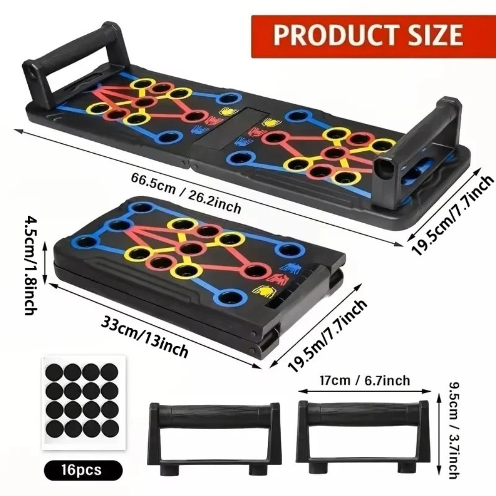Juego de tabla de flexiones mu - Push Up Board Foldable Multi Function reseña y precio