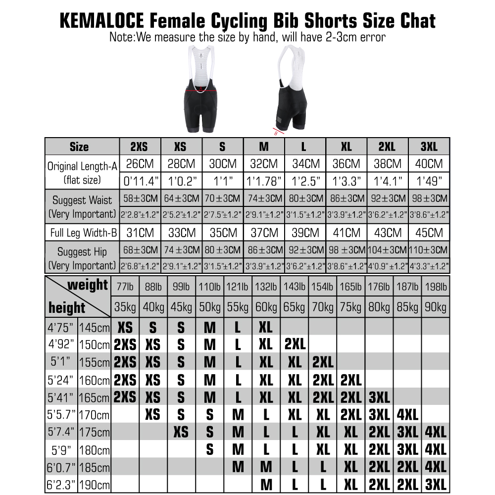 KEMALOCE-pantalones cortos de  - Padded Cycling Shorts 5D Gel reseña y precio
